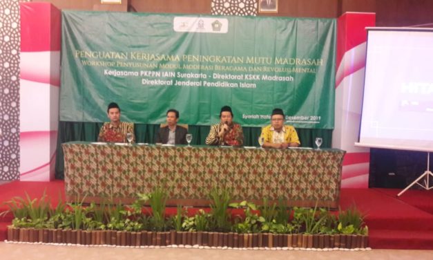PKPPN IAIN Surakarta dan Direktorat KSKK Madrasah Menyusun Modul Moderasi Beragama dan Revolusi Mental
