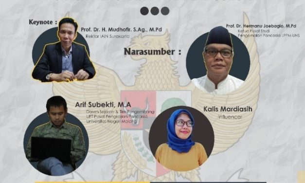 Webinar 75 Tahun Kelahiran Pancasila dan Launching Pusat Studi Pancasila dan Kebangsaan (PSPK) IAIN Surakarta