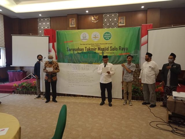 Takmir Masjid Solo Raya Deklarasikan Komitmen Kebangsaan dan Islam Rahmah