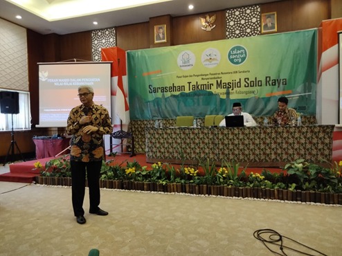 Ketua Pusat Studi Pancasila, Prof. Dr. Hermanu Joebagio: Masjid sebagai Basis Penguatan Nilai-Nilai Kebangsaan