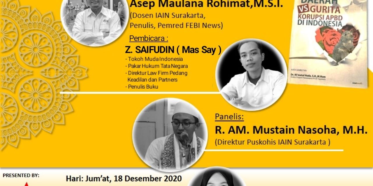 Peringati Hari Anti Korupsi Dunia, Puskohis IAIN Surakarta Adakan Bedah Buku dan Talk Show Nasional