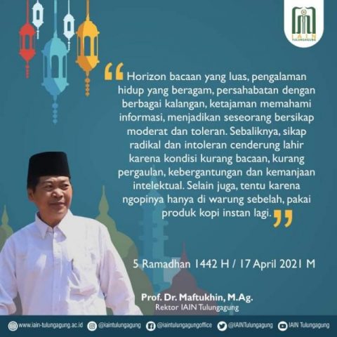 Agar Menjadi Pribadi Moderat dan Toleran
