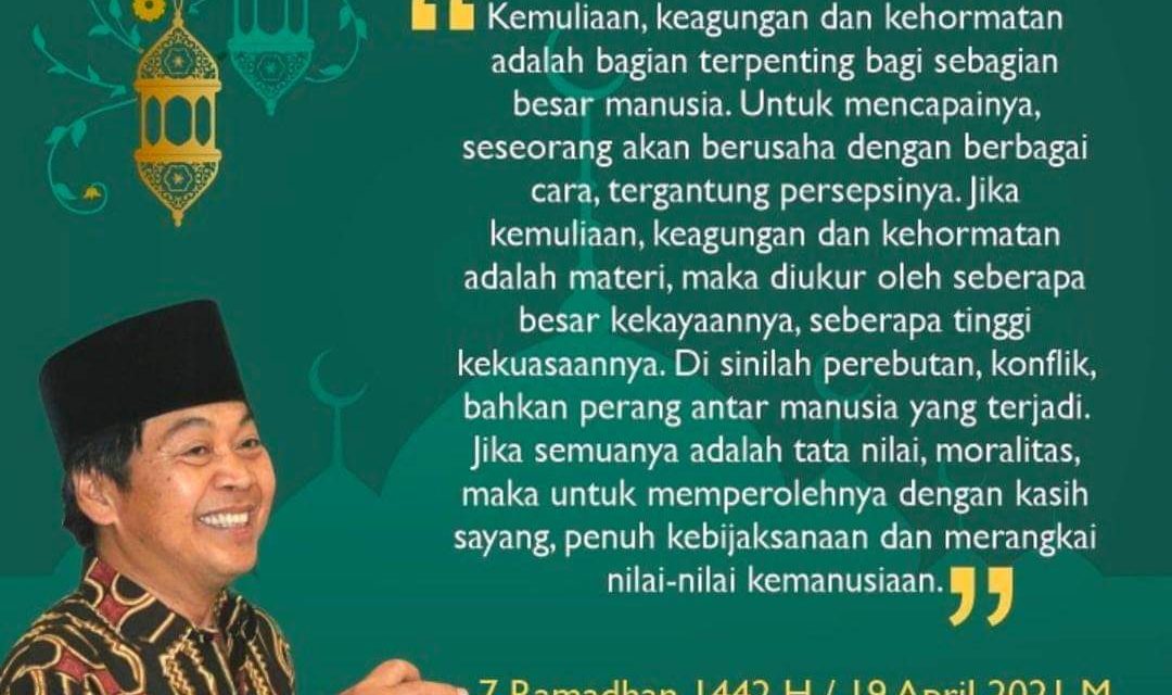 Kemuliaan, Keagungan, dan Kehormatan