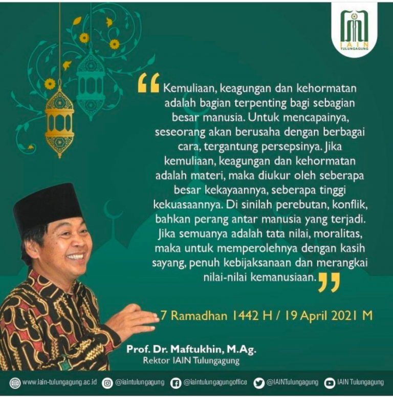 Kemuliaan, Keagungan, dan Kehormatan