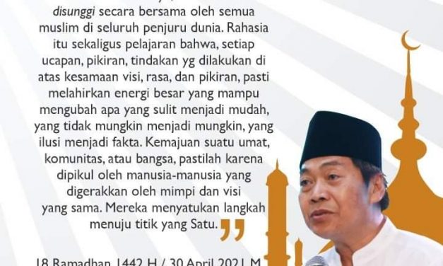 Satukan Visi Menuju Titik yang Satu