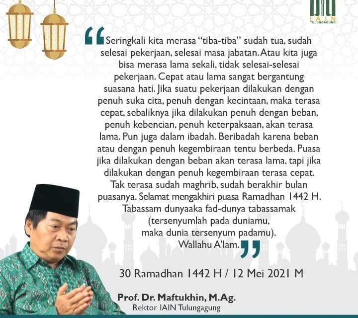 Agar Dunia Tersenyum pada Kita