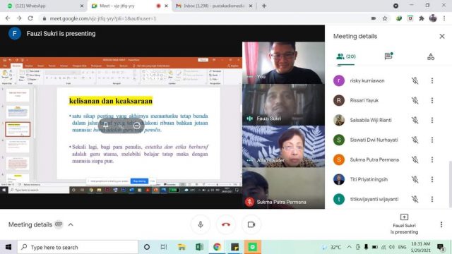 Diomedia Selenggarakan Workshop Menulis Esai