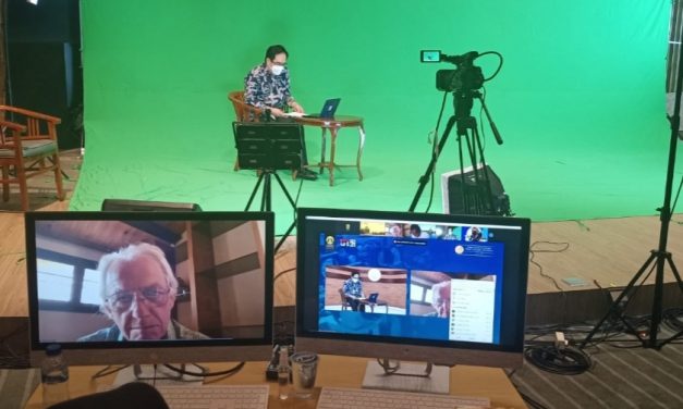 Peraih Nobel Fisika Gerard Mourou Beri Kuliah Umum Mahasiswa Baru UI