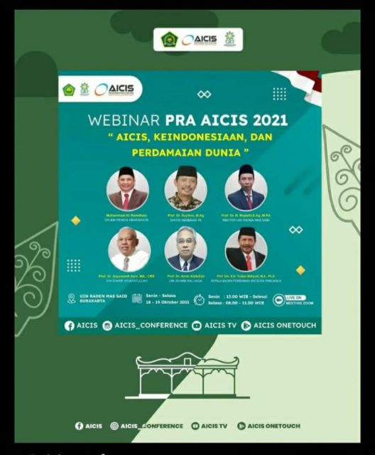 Webinar pra-AICIS: Islam Wasathiyah sebagai Tema Penting