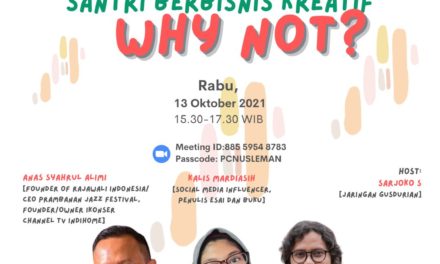 PCNU Sleman Dorong Para Santri untuk Aktif Kembangkan Bisnis Kreatif