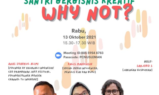 PCNU Sleman Dorong Para Santri untuk Aktif Kembangkan Bisnis Kreatif