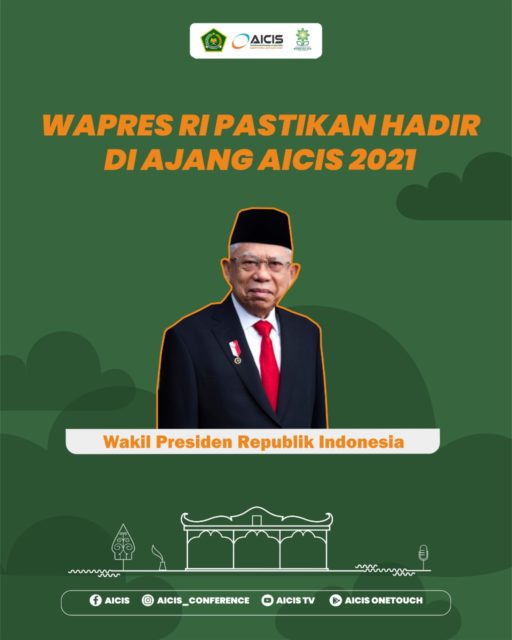 Wapres RI Pastikan Hadir di Ajang AICIS 2021