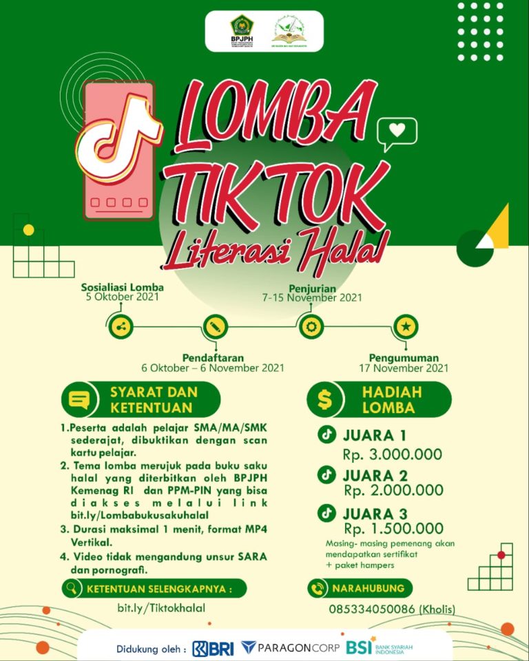 Pengumuman Pemenang Lomba Literasi Halal