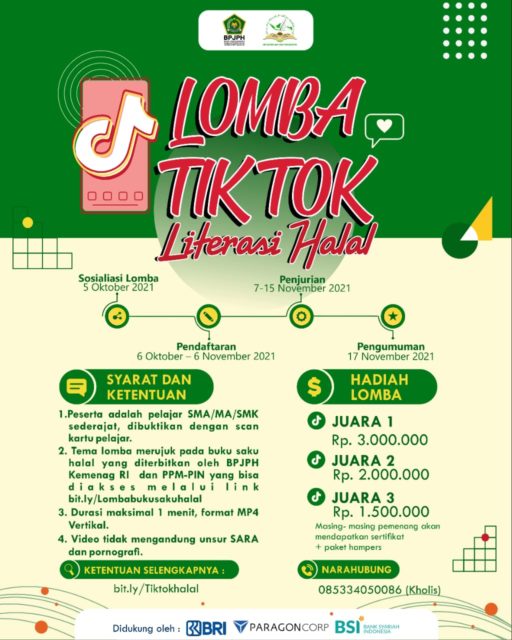 Pengumuman Pemenang Lomba Literasi Halal