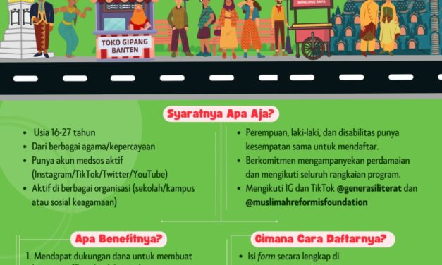 BEASISWA KELAS LITERASI DAMAI UNTUK GENERASI Z (Wilayah Jawa Tengah – D.I. Yogyakarta – Jawa Barat – Banten)