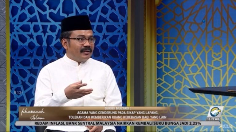 Sukidi: Karakter Dasar Islam, Lapang dan Toleran
