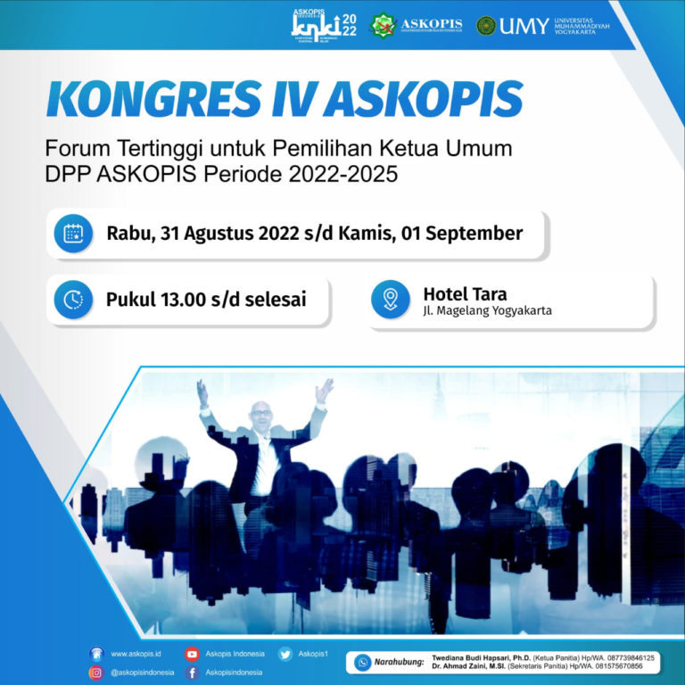 ASKOPIS Gelar KNKI IV dan Kongres IV di Yogyakarta