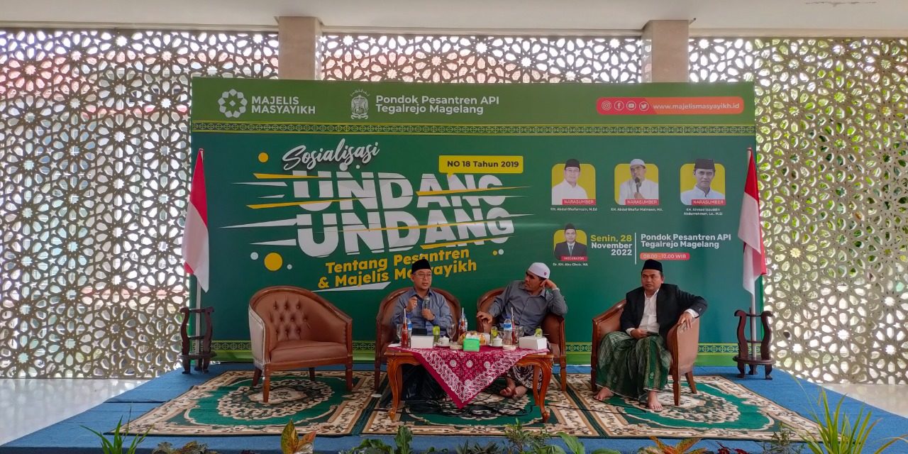 Majelis Masyayikh Sosialisasikan UU Pesantren di API Ponpes Salaf Tegalrejo Magelang