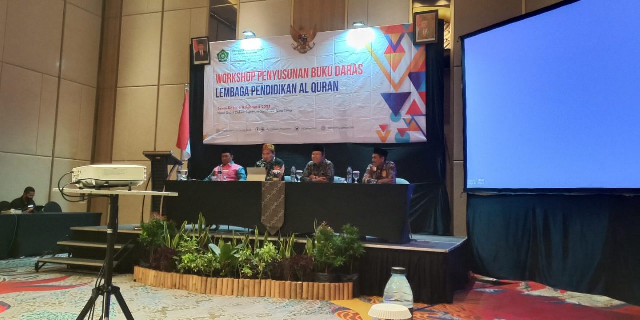 Subdit Pendidikan Al-Quran Selenggarakan Workshop Penyusunan Buku Daras