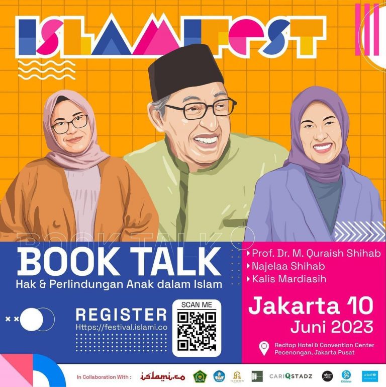 Prof Quraish Shihab Hadir di Islami Fest 2023 Sabtu 10 Juni 2023, Bahas Perlindungan Anak