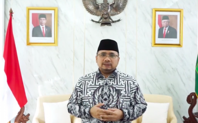 Menag Yaqut: Anak Muda Harus Jaga Demokrasi