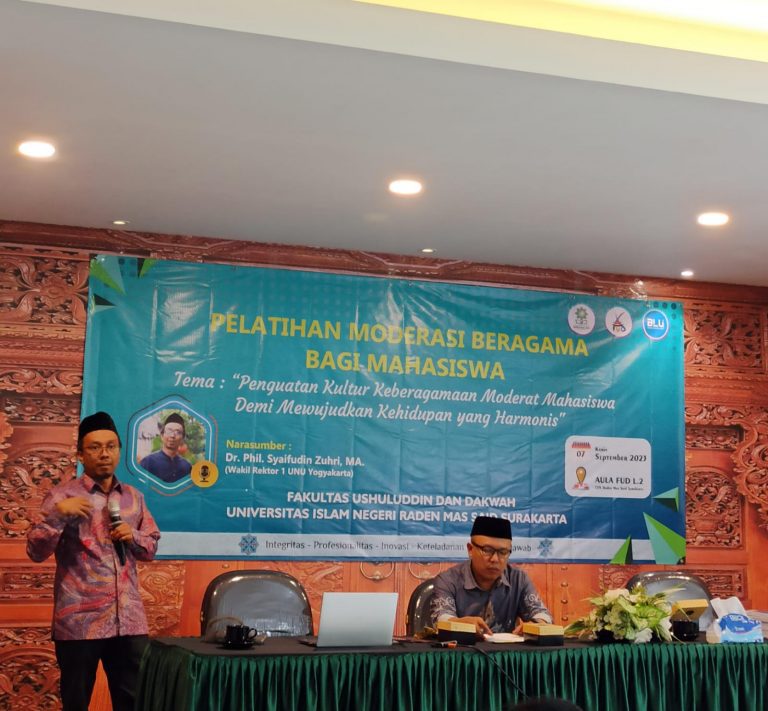 Dr. Syaifuddin: Moderasi Beragama Adalah Soal Nilai Berkeadilan