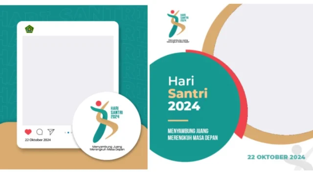 Inilah Twibbon Resmi Hari Santri 2024, Yang Perlu Santri Pasang!