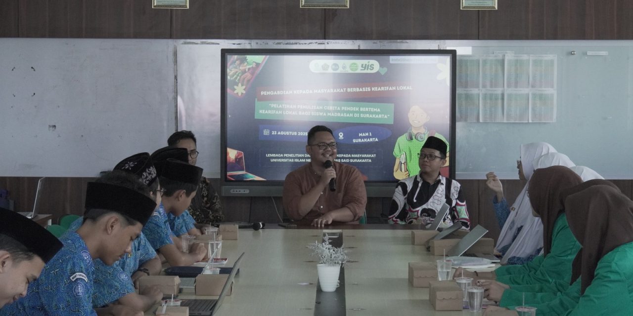 Lestarikan Kearifan Lokal lewat Cerpen, Ini Aksi Nyata UIN Surakarta