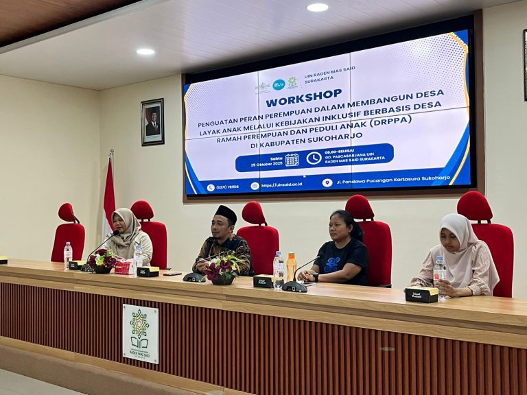 Lakpesdam PWNU Jawa Tengah dan UIN Raden Mas Said Surakarta Melakukan Penguatan Perempuan dalam Membangun Desa Layak Anak