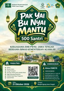 “Pak Yai dan Bu Nyai Mantu” 500 Pasang Santri: Ikhtiar Pesantren Mengantarkan Santri Menuju Keluarga Mandiri